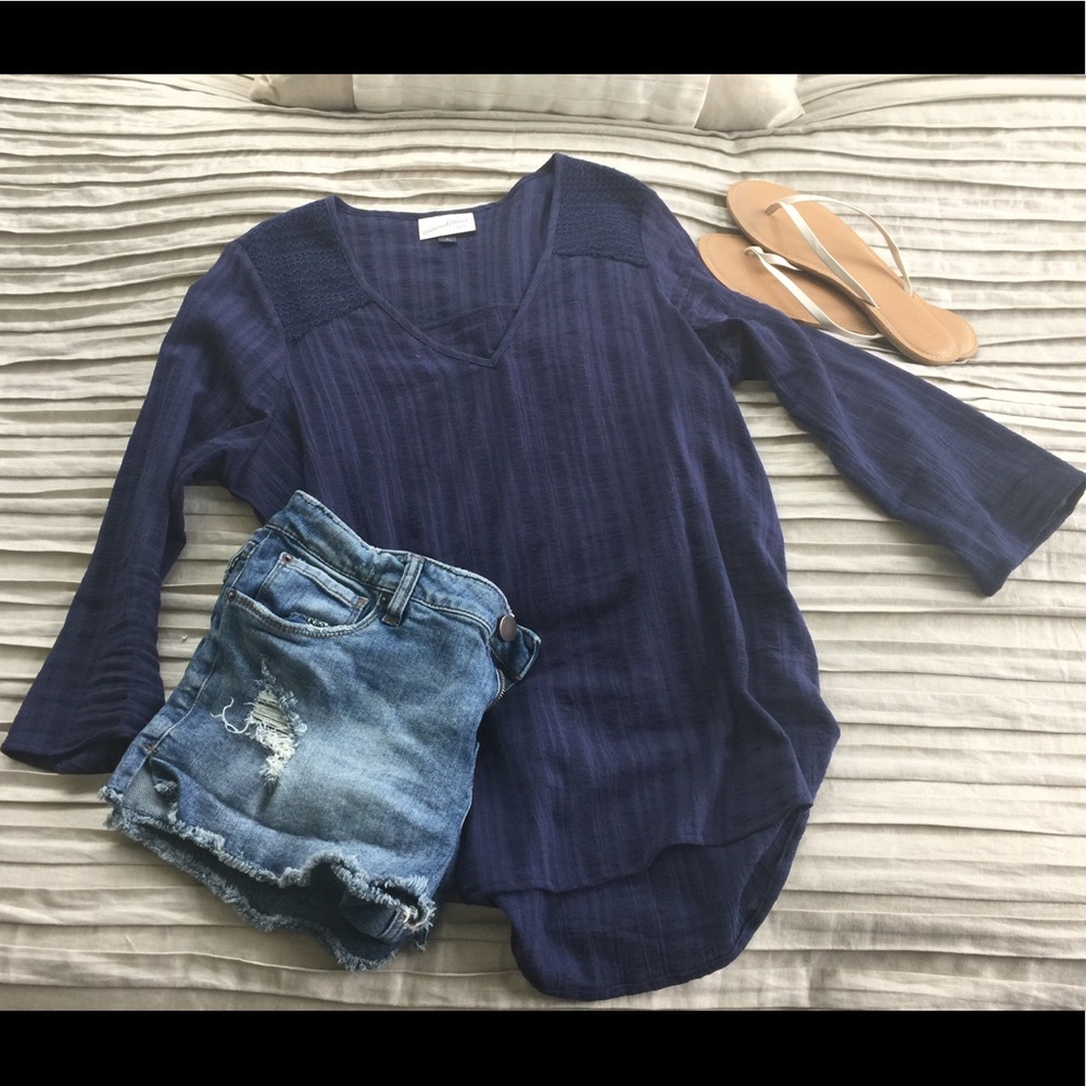 3/4 sleeve blouse